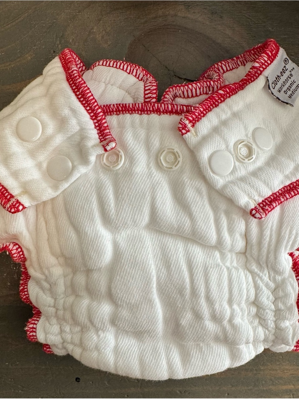 GMD Cloth-eez Workhorse Fitted Diapers Organic Cotton LOT OF 15 EXCELLENT COND!
